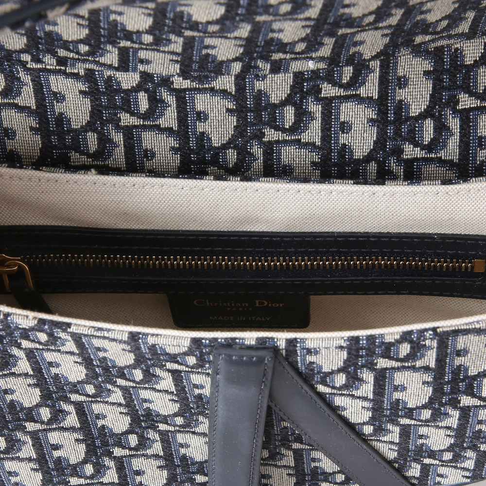 CHRISTIAN DIOR(USED)크리스찬디올 오블리크 새들 미디움 백